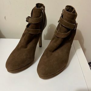 White House Black Market  boot shoes suede like